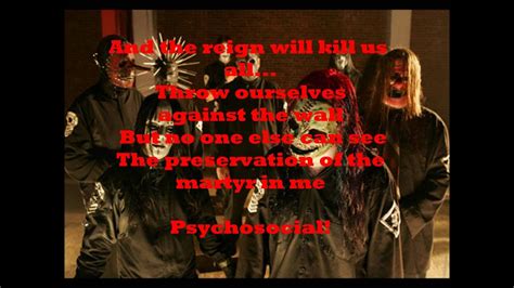 slipknot psychosocial lyrics deutsch.